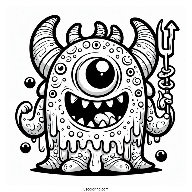 Easy My Singing Monsters Ghazt Coloring Sheet For Kids