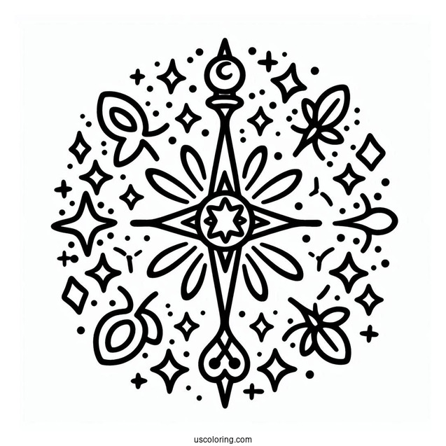 Sparkly Sprunki Coloring Page Of Cast For Kids