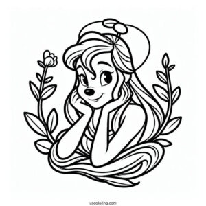 Easy Pluto Coloring Page For Kids