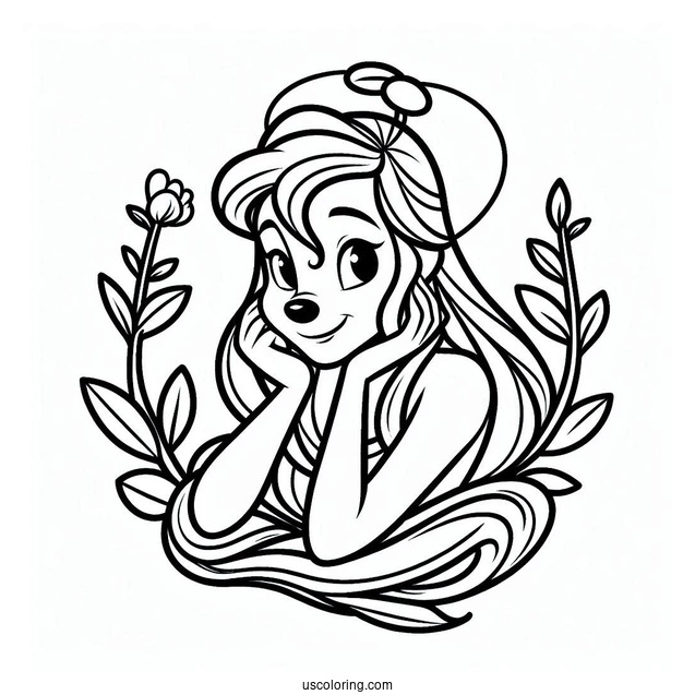 Easy Pluto Coloring Page For Kids
