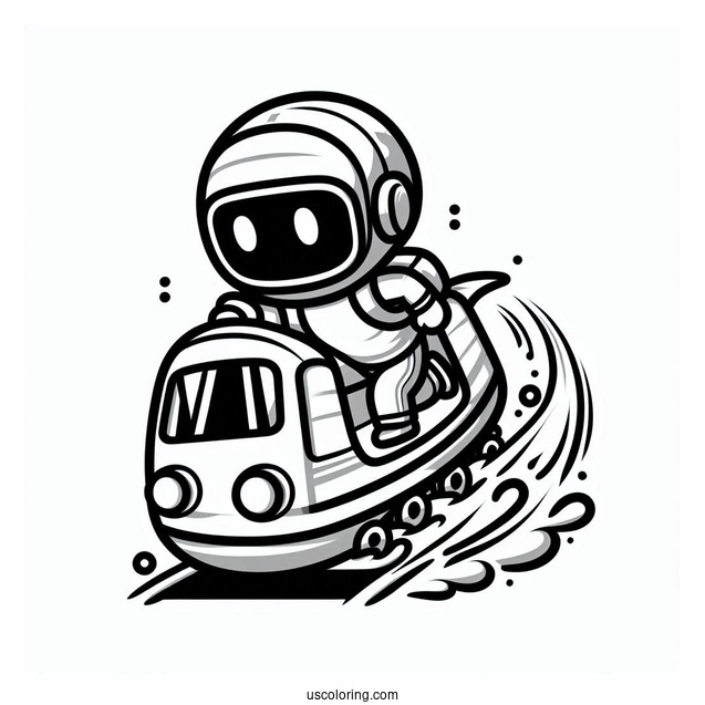 Easy Subway Surfers Coloring Page Tag Game