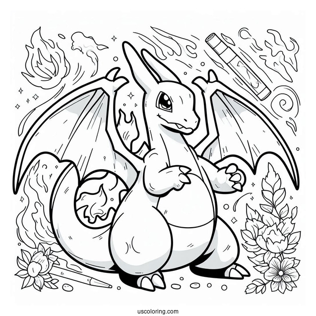 Charizard Coloring Sheet