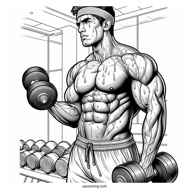 Highly Detailed Hulk Coloring For Adults