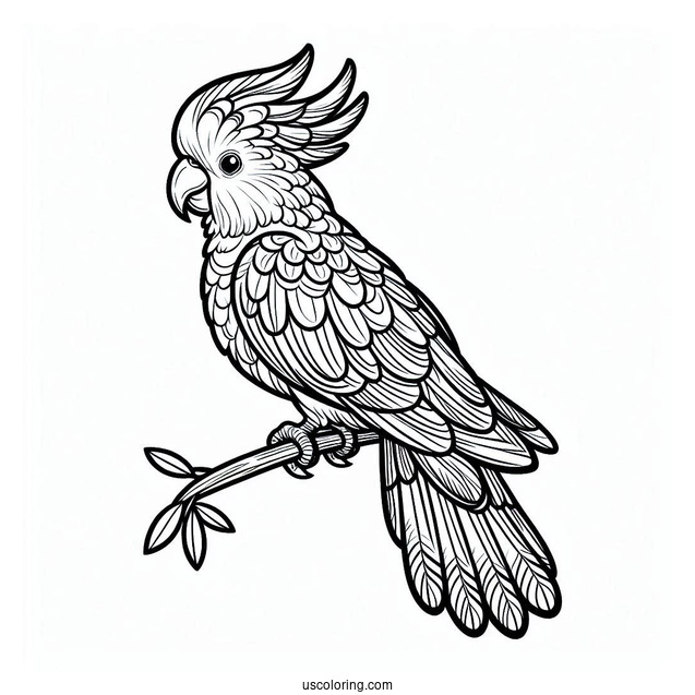 Australian Cockatoo To Color