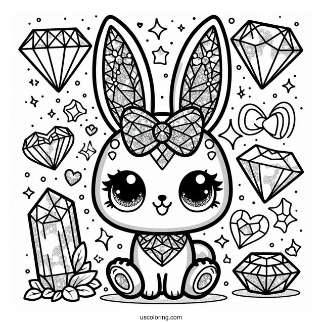 Crystal Bunny From Glitterati Club