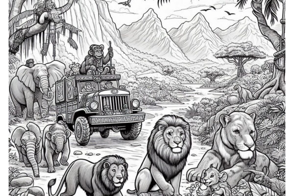 Jungle Book Coloring Pages (Free PDF Printable)