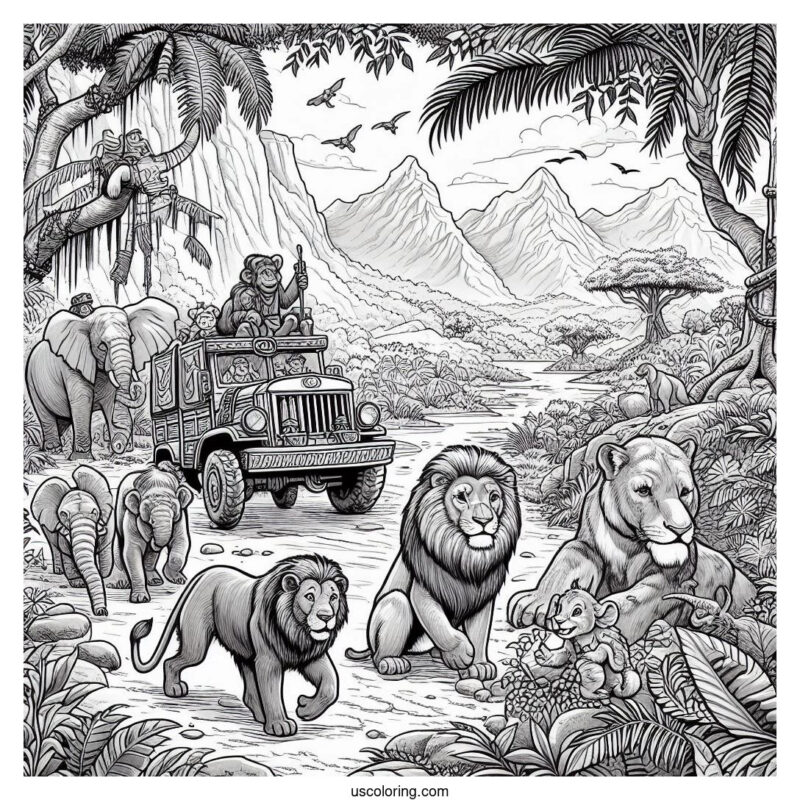 Jungle Book Coloring Pages (Free PDF Printable)