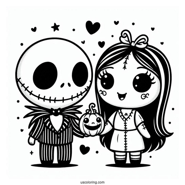 Kawaii Jack And Sally