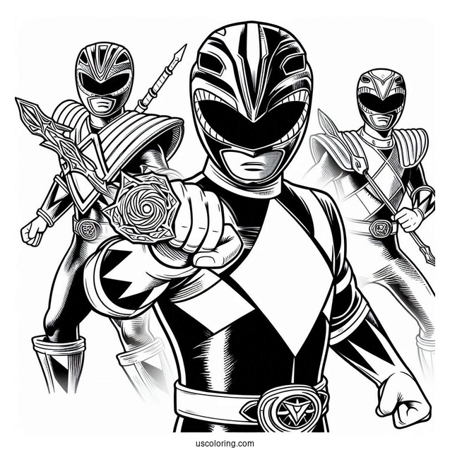 Detailed Mighty Morphin Power Rangers