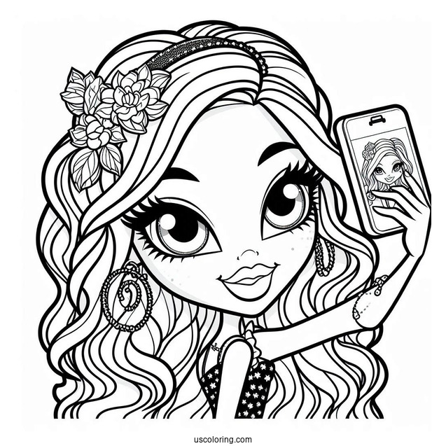 Cloe Taking A Selfie