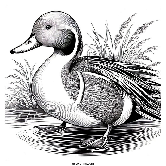 Northern Pintail Duck