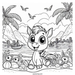 Rio Animals At The Beach