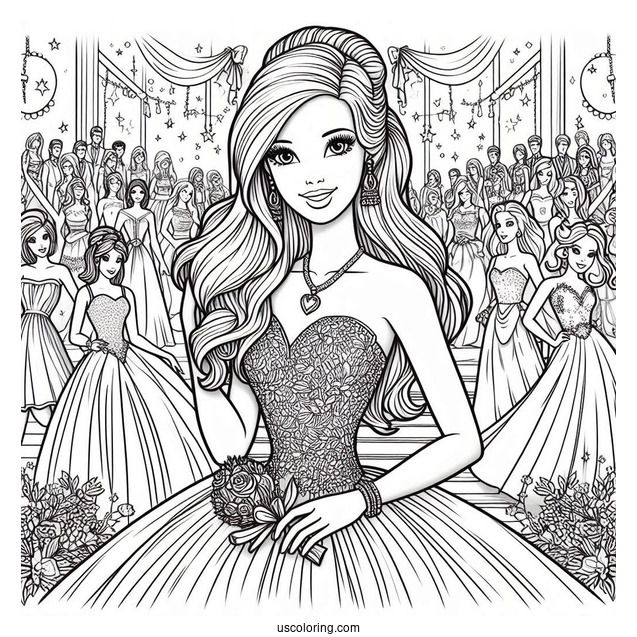 Barbie Movie Coloring page 5