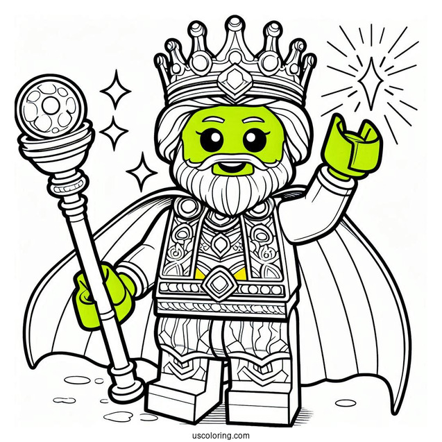 Lego Hulk Coloring For Kids