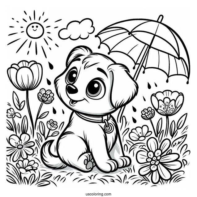 Poppy Playtime Coloring Page Of DogDay