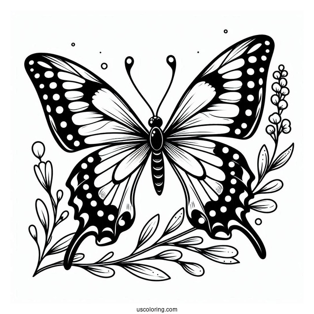 Easy Swallowtail Butterfly For Kids