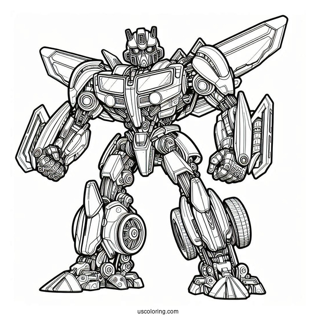 Bumblebee Transformer Robot To Color