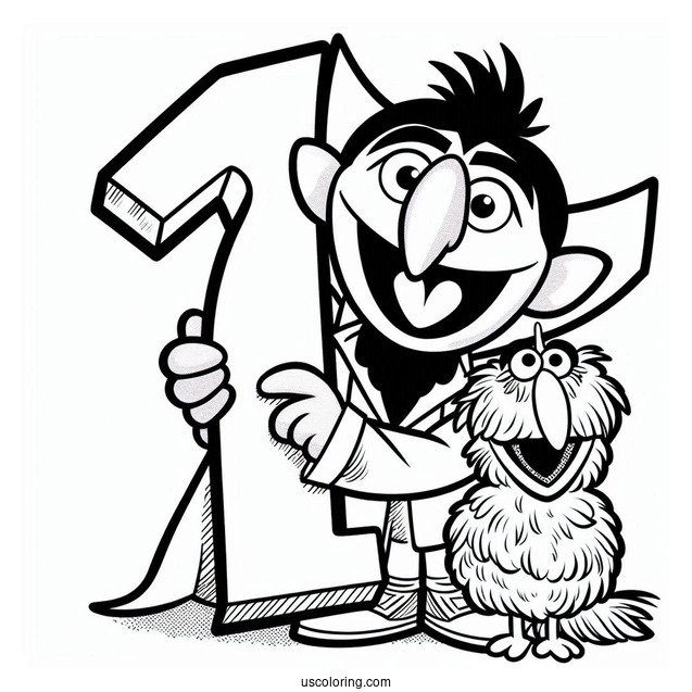 Count Von Count Holding Number One