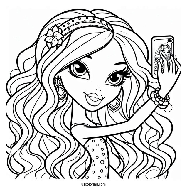 Cloe Taking A Selfie