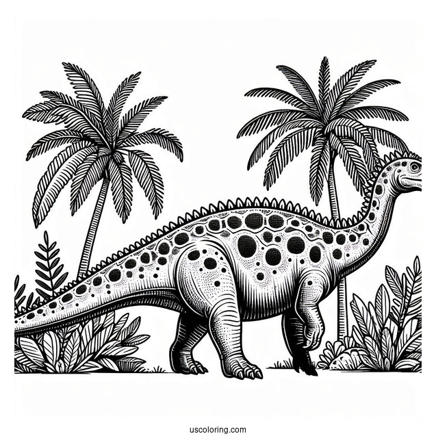 Large Spotted Edmontosaurus