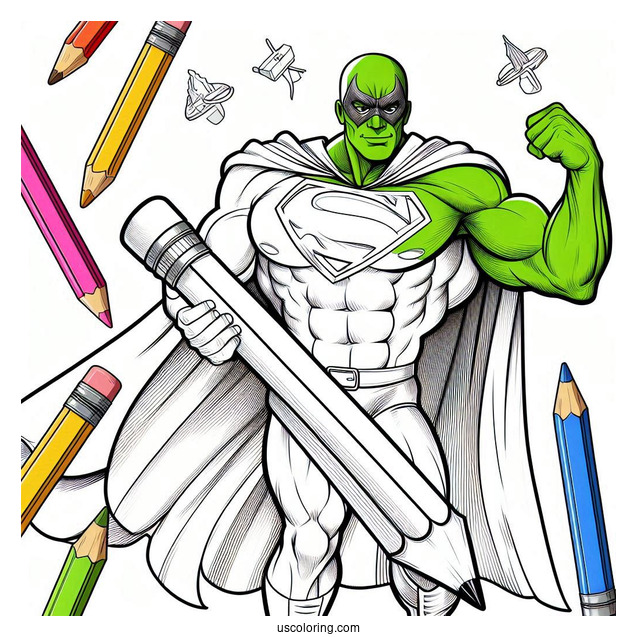 The Hulk Coloring Page Behind Spider Man For Kids