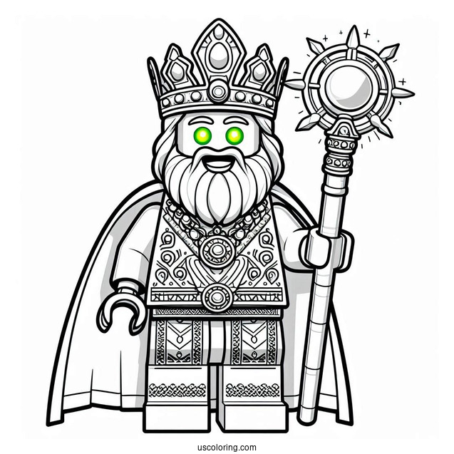 Lego Hulk Coloring For Kids