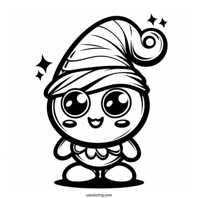 Adorable Sprunki Coloring Page Of Characters With Logo