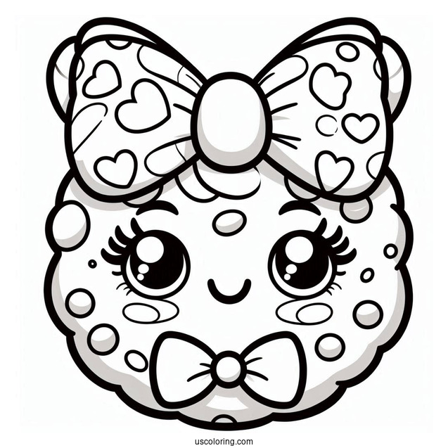 Kooky Cookie Shopkins With Bow