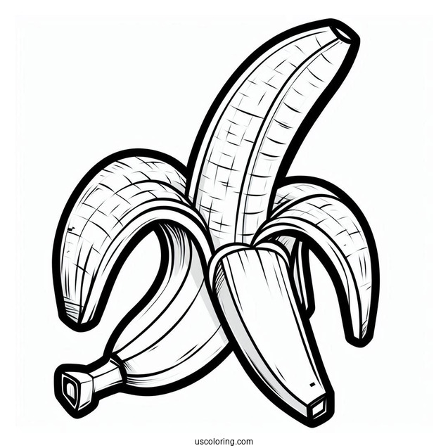 Fortnite Banana Coloring Page
