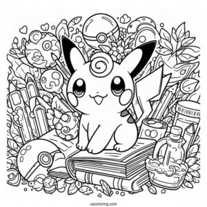 Outline Of Pokedex Coloring In