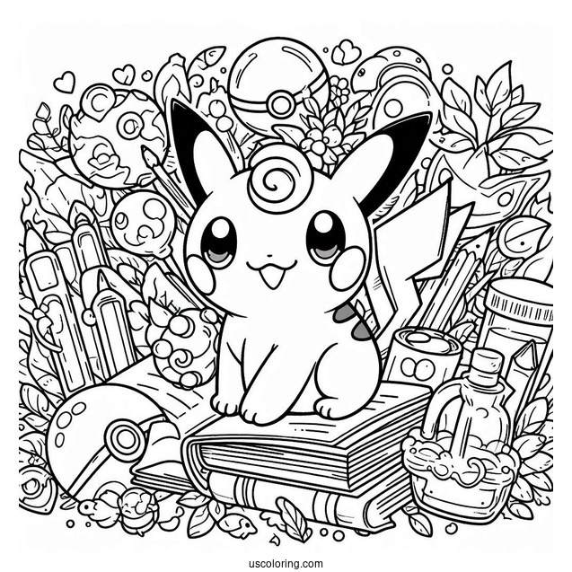 Outline Of Pokedex Coloring In