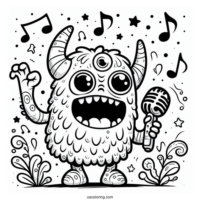 My Singing Monsters Coloring Page Poster