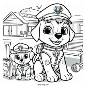 Ryder And Pooch Friends At The Airport