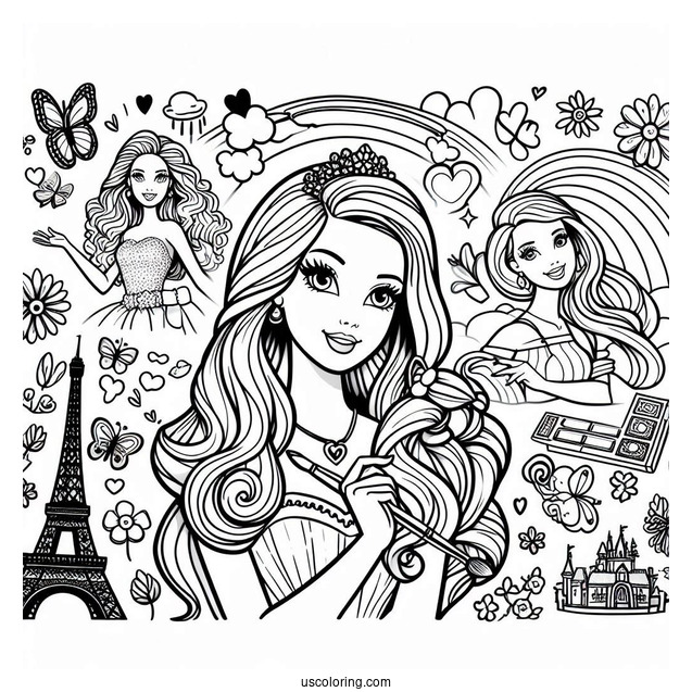 Barbie Movie Coloring page 4