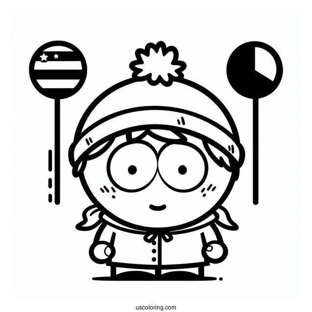 Craig Tucker South Park Coloring Page