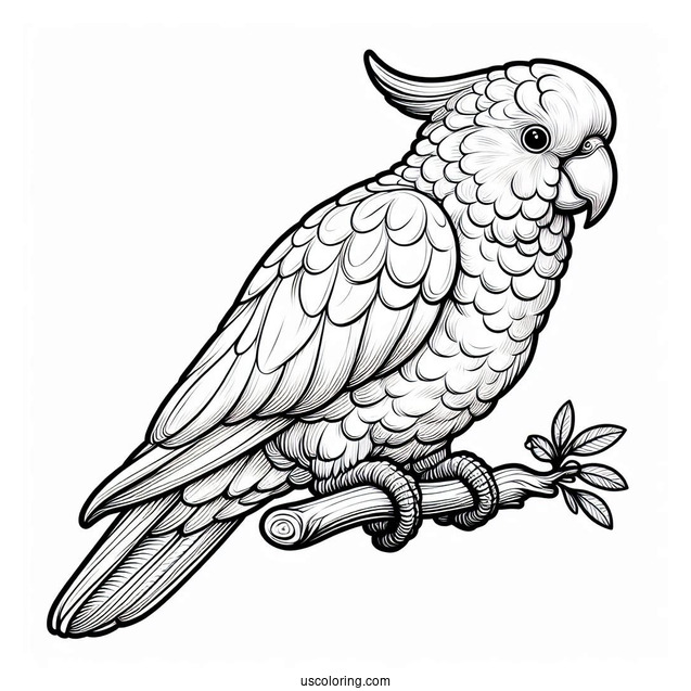 Australian Cockatoo To Color