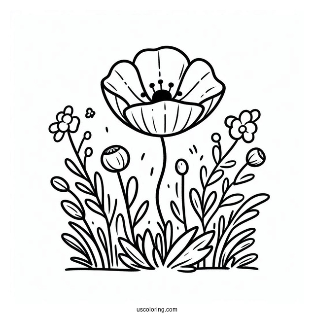 Poppy Playtime Coloring Page Of Easy Poppy For Kids