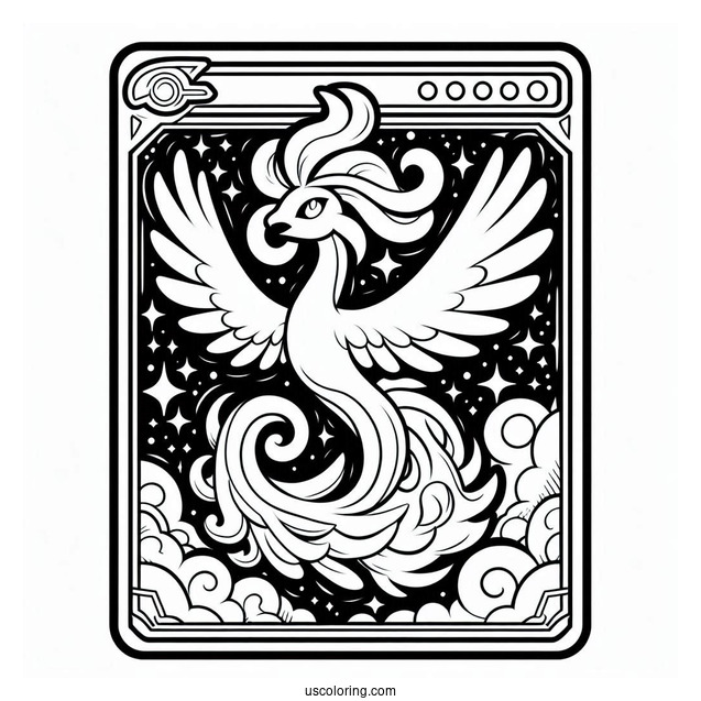 Moltress Wildfire Pokemon Card