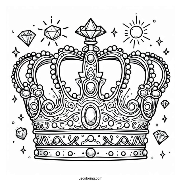Crown With Multiple Gems