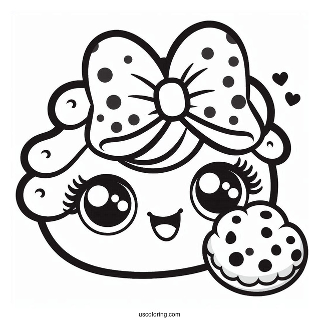 Kooky Cookie Shopkins With Bow