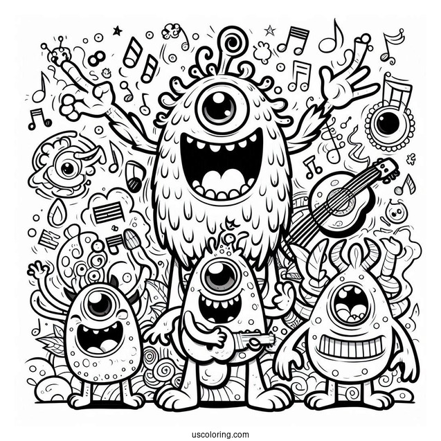 My Singing Monsters Coloring PageOf Quarrister