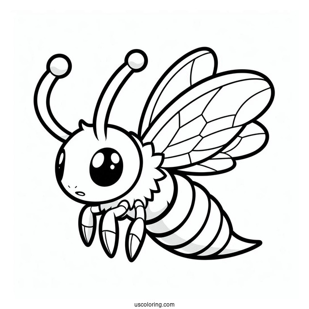 Coloring Page Of Beedrill