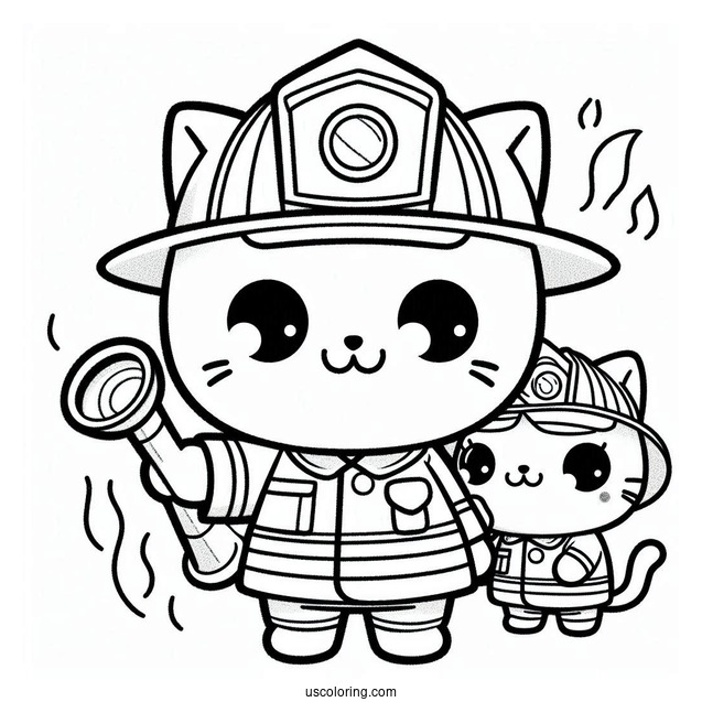 Pete The Cat As a Firefighter
