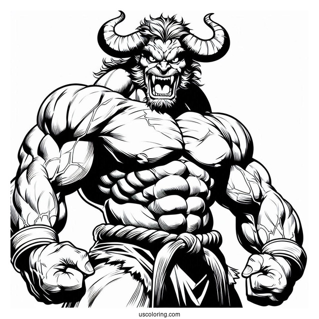 Street Fighter Coloring Page Of Evil M Bison