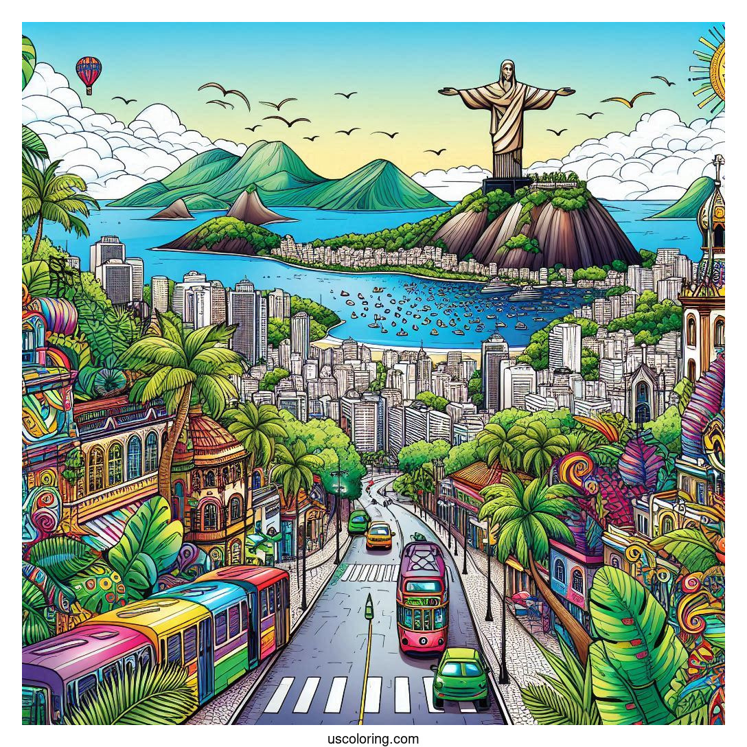 Rio Coloring Pages Featured Image