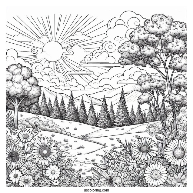 Realistic Scary Carnage Coloring Page