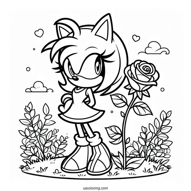 Amy Rose In Green Hill