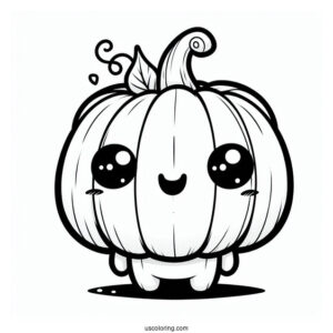 Spookley The Square Pumpkin Coloring Page For Kids