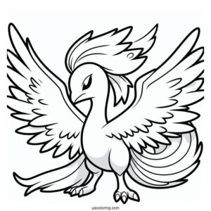 Moltres Pokemon To Color In