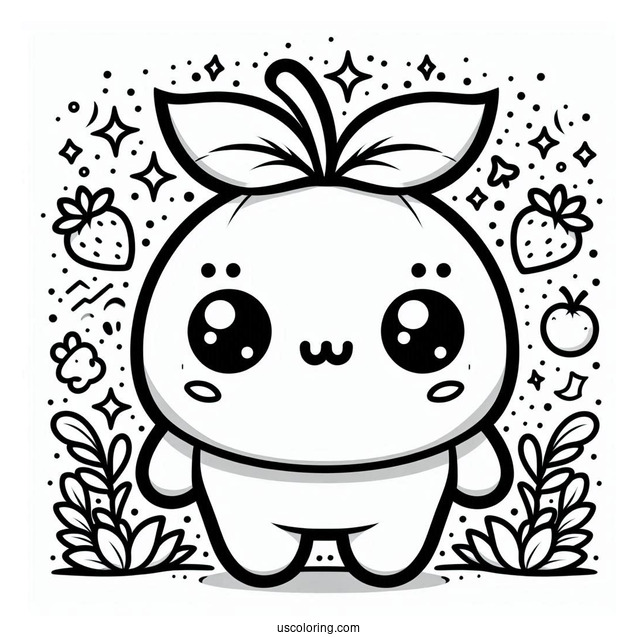 Adorable Sprunki Coloring Page Of Characters With Logo